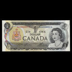 Canada, Banque du Canada, 1 dollar <br /> 1973