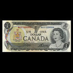 Canada, Banque du Canada, 1 dollar <br /> 1973