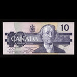 Canada, Banque du Canada, 10 dollars <br /> 1989