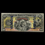 Canada, Canadian Bank of Commerce, 10 dollars <br /> 2 janvier 1892