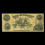 Canada, Bank of Toronto (The), 10 dollars <br /> 1 juin 1892