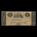 Canada, Banque de Montréal, 1 dollar <br /> 1 mars 1825