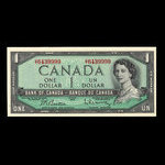 Canada, Banque du Canada, 1 dollar <br /> 1954