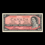 Canada, Banque du Canada, 2 dollars <br /> 1954
