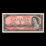 Canada, Banque du Canada, 2 dollars <br /> 1954