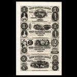 Canada, The Canada Bank (Toronto), 1 dollar <br /> 1 novembre 1855