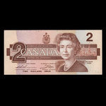 Canada, Banque du Canada, 2 dollars <br /> 1986