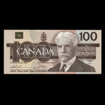 Canada, Banque du Canada, 100 dollars <br /> 1988