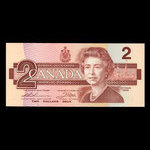 Canada, Banque du Canada, 2 dollars <br /> 1986