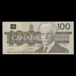 Canada, Banque du Canada, 100 dollars <br /> 1988