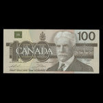 Canada, Banque du Canada, 100 dollars <br /> 1988