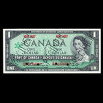 Canada, Banque du Canada, 1 dollar <br /> 1967