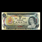 Canada, Banque du Canada, 1 dollar <br /> 1973