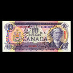 Canada, Banque du Canada, 10 dollars <br /> 1971