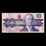 Canada, Banque du Canada, 10 dollars <br /> 1989