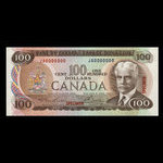 Canada, Banque du Canada, 100 dollars <br /> 1975