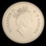 Canada, Élisabeth II, 50 cents <br /> 1990