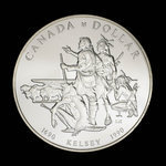 Canada, Élisabeth II, 1 dollar <br /> 1990