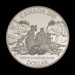 Canada, Élisabeth II, 1 dollar <br /> 1989