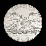 Canada, Élisabeth II, 1 dollar <br /> 1989