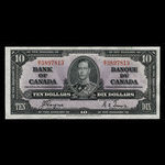 Canada, Banque du Canada, 10 dollars <br /> 2 janvier 1937