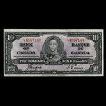 Canada, Banque du Canada, 10 dollars <br /> 2 janvier 1937