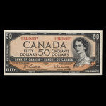 Canada, Banque du Canada, 50 dollars <br /> 1954