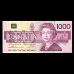 Canada, Banque du Canada, 1,000 dollars <br /> 1988