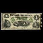 Canada, Canadian Bank of Commerce, 4 dollars <br /> 1 juillet 1870