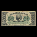 Canada, Imperial Bank of Canada, 50 dollars <br /> 2 janvier 1917