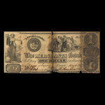 Canada, Merchants Bank (The), 1 dollar <br /> 4 mai 1837
