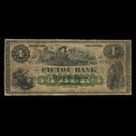 Canada, Pictou Bank, 4 dollars <br /> 2 janvier 1874