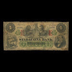 Canada, Stadacona Bank, 4 dollars <br /> 2 avril 1874