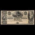 Canada, Bank of Upper Canada (York), 50 dollars <br /> 1866
