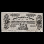 Canada, Bank of British North America, 1 dollar <br /> 8 septembre 1853