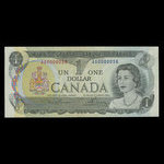 Canada, Banque du Canada, 1 dollar <br /> 1973