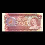 Canada, Banque du Canada, 2 dollars <br /> 1974