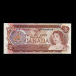 Canada, Banque du Canada, 2 dollars <br /> 1974