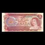 Canada, Banque du Canada, 2 dollars <br /> 1974