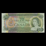 Canada, Banque du Canada, 20 dollars <br /> 1969
