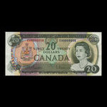 Canada, Banque du Canada, 20 dollars <br /> 1969