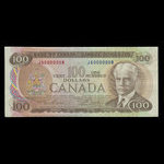 Canada, Banque du Canada, 100 dollars <br /> 1975