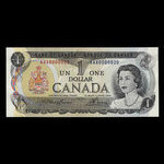 Canada, Banque du Canada, 1 dollar <br /> 1973