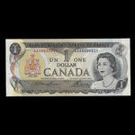 Canada, Banque du Canada, 1 dollar <br /> 1973