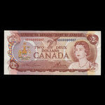 Canada, Banque du Canada, 2 dollars <br /> 1974