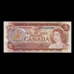 Canada, Banque du Canada, 2 dollars <br /> 1974