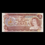 Canada, Banque du Canada, 2 dollars <br /> 1974