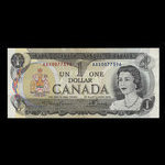 Canada, Banque du Canada, 1 dollar <br /> 1973