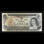 Canada, Banque du Canada, 1 dollar <br /> 1973