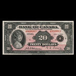 Canada, Banque du Canada, 20 dollars <br /> 1935